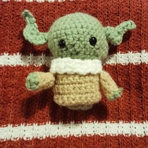 Handmade Crochet Baby Yoda